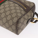 GUCCI Ophidia GG Supreme Web Sherry Line Tasche PVC Beige 517080 Auth 163153-15