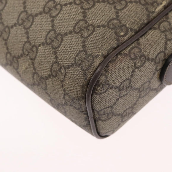 GUCCI Ophidia GG Supreme Web Sherry Line Tasche PVC Beige 517080 Auth 163153