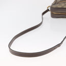 GUCCI Ophidia GG Supreme Web Sherry Line Bag PVC Beige 517080 Auth 163153-8