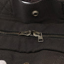 HERMES Her Line MM Hand Bag Canvas Gray Silver Auth 163158-15