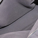 HERMES Her Line MM Hand Bag Canvas Gray Silver Auth 163158-17