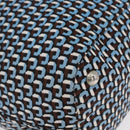 PRADA Tote Bag Nylon Light Blue Silver Auth 163159-8