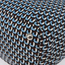 PRADA Tote Bag Nylon Light Blue Silver Auth 163159-17