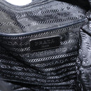 PRADA Tote Bag Nylon Light Blue Silver Auth 163159-20