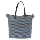 PRADA Tote Bag Nylon Light Blue Silver Auth 163159-2