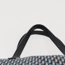 PRADA Tote Bag Nylon Light Blue Silver Auth 163159-14