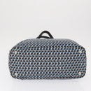 PRADA Tote Bag Nylon Light Blue Silver Auth 163159-5
