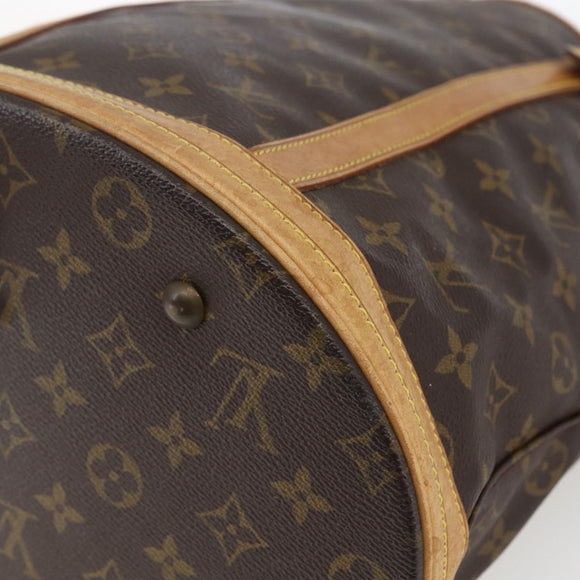LOUIS VUITTON Monogram Bucket GM Shoulder Bag M42236 LV Auth 163165
