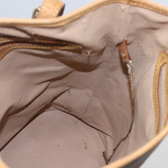 LOUIS VUITTON Monogram Bucket GM Shoulder Bag M42236 LV Auth 163165