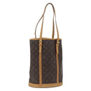 LOUIS VUITTON Monogram Bucket GM Shoulder Bag M42236 LV Auth 163165-1