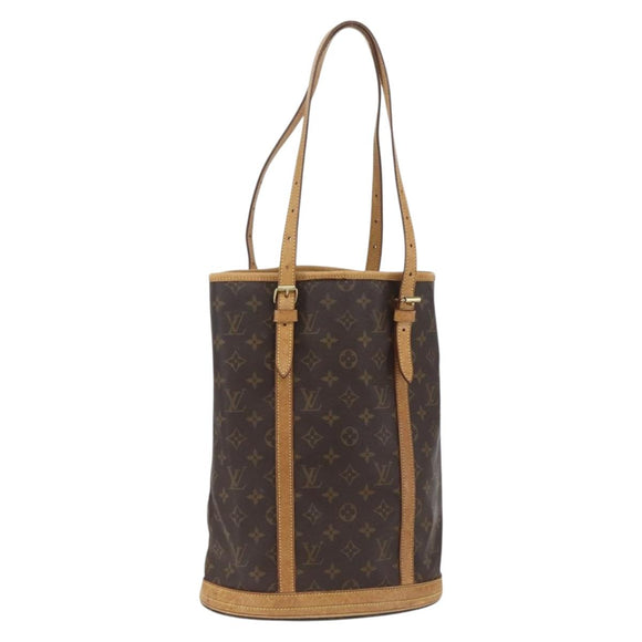 LOUIS VUITTON Monogram Bucket GM Shoulder Bag M42236 LV Auth 163165