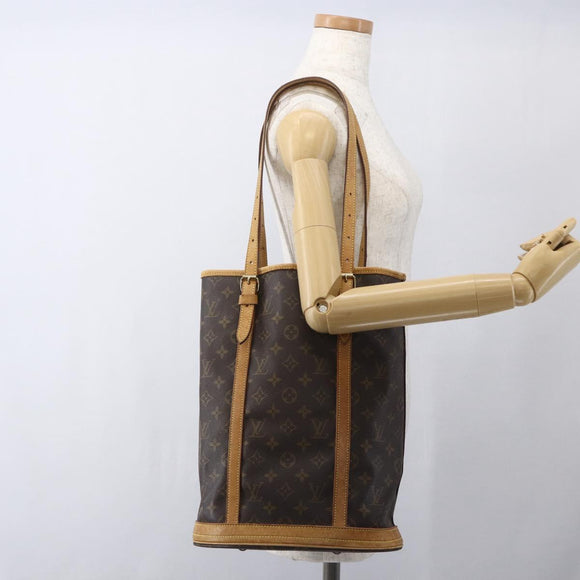 LOUIS VUITTON Monogram Bucket GM Shoulder Bag M42236 LV Auth 163165