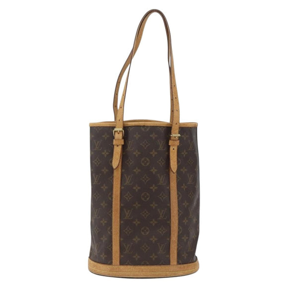 LOUIS VUITTON Monogram Bucket GM Shoulder Bag M42236 LV Auth 163165