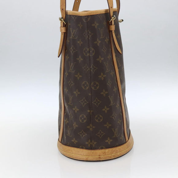 LOUIS VUITTON Monogram Bucket GM Shoulder Bag M42236 LV Auth 163165
