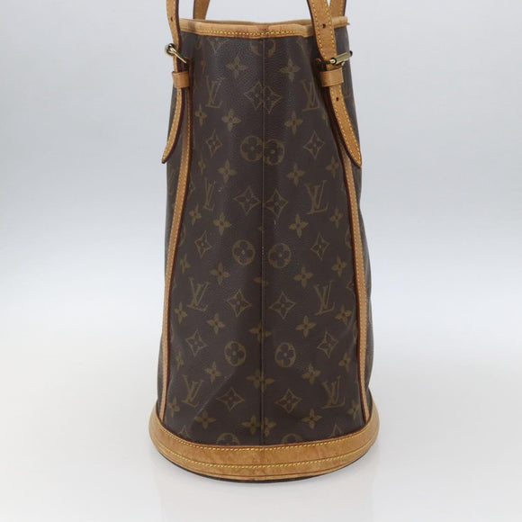 LOUIS VUITTON Monogram Bucket GM Shoulder Bag M42236 LV Auth 163165