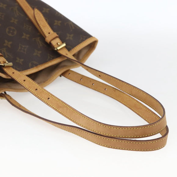 LOUIS VUITTON Monogram Bucket GM Shoulder Bag M42236 LV Auth 163165