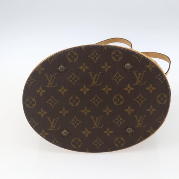 LOUIS VUITTON Monogram Bucket GM Shoulder Bag M42236 LV Auth 163165