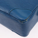 LOUIS VUITTON Epi Porte Documents Voyage Business Bag Blue M54475 Auth 163171-14