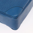LOUIS VUITTON Epi Porte Documents Voyage Business Bag Blue M54475 Auth 163171-15