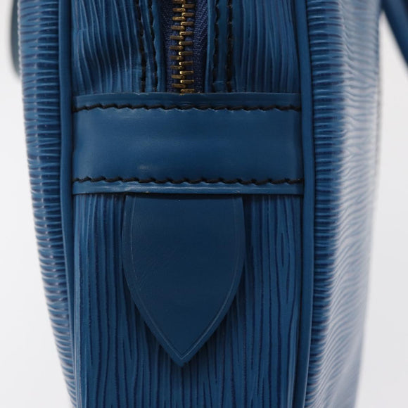 LOUIS VUITTON Epi Porte Documents Voyage Business Bag Blue M54475 Auth 163171