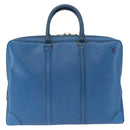 LOUIS VUITTON Epi Porte Documents Voyage Business Bag Blue M54475 Auth 163171-13