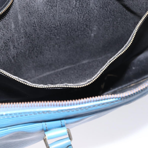 LOUIS VUITTON Epi Porte Documents Voyage Business Bag Blue M54475 Auth 163171