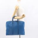 LOUIS VUITTON Epi Porte Documents Voyage Business Bag Blue M54475 Auth 163171-25