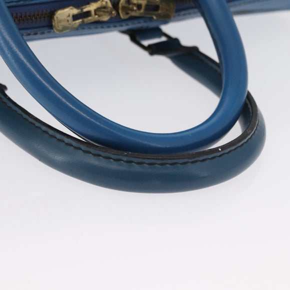 LOUIS VUITTON Epi Porte Documents Voyage Business Bag Blue M54475 Auth 163171