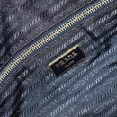 PRADA Tote Bag Nylon Green Gold Auth 163175-19
