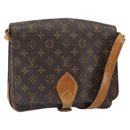 LOUIS VUITTON Monogram Cartouchiere GM Shoulder Bag M51252 LV Auth 163177-1