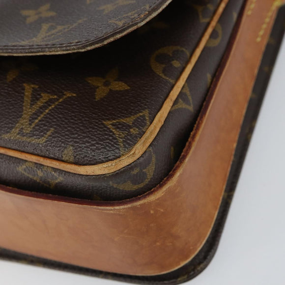 LOUIS VUITTON Monogram Cartouchiere GM Shoulder Bag M51252 LV Auth 163177