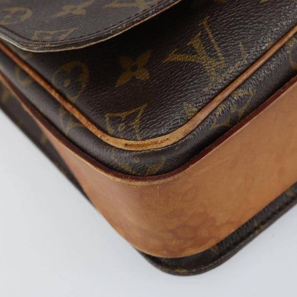 LOUIS VUITTON Monogram Cartouchiere GM Shoulder Bag M51252 LV Auth 163177