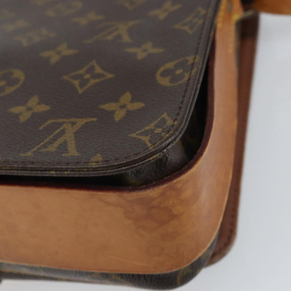 LOUIS VUITTON Monogram Cartouchiere GM Shoulder Bag M51252 LV Auth 163177