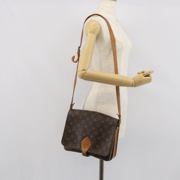 LOUIS VUITTON Monogram Cartouchiere GM Shoulder Bag M51252 LV Auth 163177