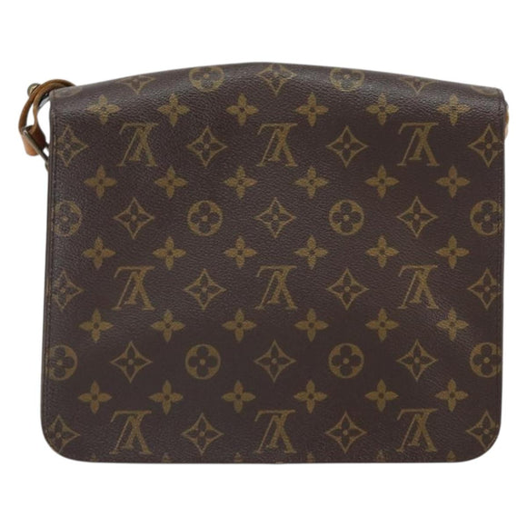 LOUIS VUITTON Monogram Cartouchiere GM Shoulder Bag M51252 LV Auth 163177