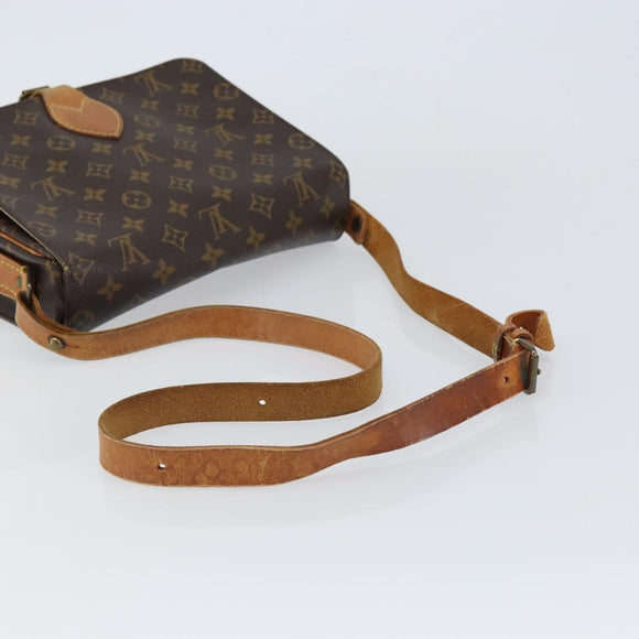 LOUIS VUITTON Monogram Cartouchiere GM Shoulder Bag M51252 LV Auth 163177