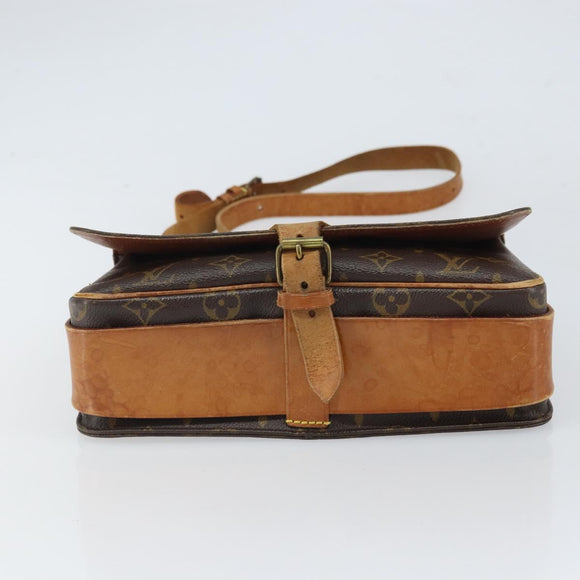 LOUIS VUITTON Monogram Cartouchiere GM Shoulder Bag M51252 LV Auth 163177