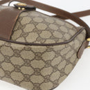 GUCCI GG Supreme Web Sherry Line Shoulder Bag PVC Beige 89 02 032 Auth 163179-10