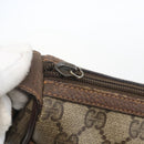 GUCCI GG Supreme Web Sherry Line Shoulder Bag PVC Beige 89 02 032 Auth 163179-14
