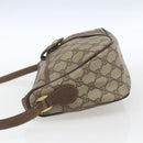 GUCCI GG Supreme Web Sherry Line Shoulder Bag PVC Beige 89 02 032 Auth 163179-4