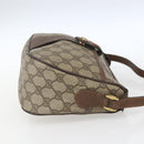 GUCCI GG Supreme Web Sherry Line Shoulder Bag PVC Beige 89 02 032 Auth 163179-5