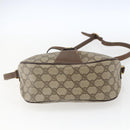 GUCCI GG Supreme Web Sherry Line Shoulder Bag PVC Beige 89 02 032 Auth 163179-9