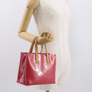 LOUIS VUITTON Monogram Vernis Reade PM Hand Bag Fran Boise M9132F LV Auth 163180A-22