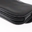 GUCCI Micro GG Supreme Shoulder Bag PVC Black Gold 001 406 1780 Auth 163182-16