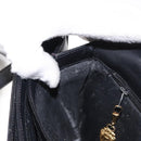 GUCCI Micro GG Supreme Shoulder Bag PVC Black Gold 001 406 1780 Auth 163182-21