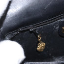 GUCCI Micro GG Supreme Shoulder Bag PVC Black Gold 001 406 1780 Auth 163182-25