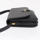 GUCCI Micro GG Supreme Shoulder Bag PVC Black Gold 001 406 1780 Auth 163182-4