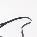 GUCCI Micro GG Supreme Shoulder Bag PVC Black Gold 001 406 1780 Auth 163182-8