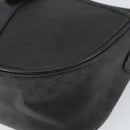 GUCCI Micro GG Supreme Web Sherry Line Bag PVC Black 001 754 6177 Auth 163185-10
