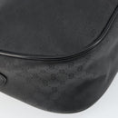 GUCCI Micro GG Supreme Web Sherry Line Bag PVC Black 001 754 6177 Auth 163185-13